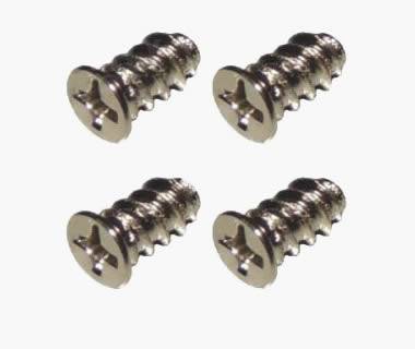 Four chrome plating fan screws