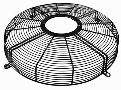 Black dome type fan guard