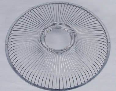 Galvanized round fan cover